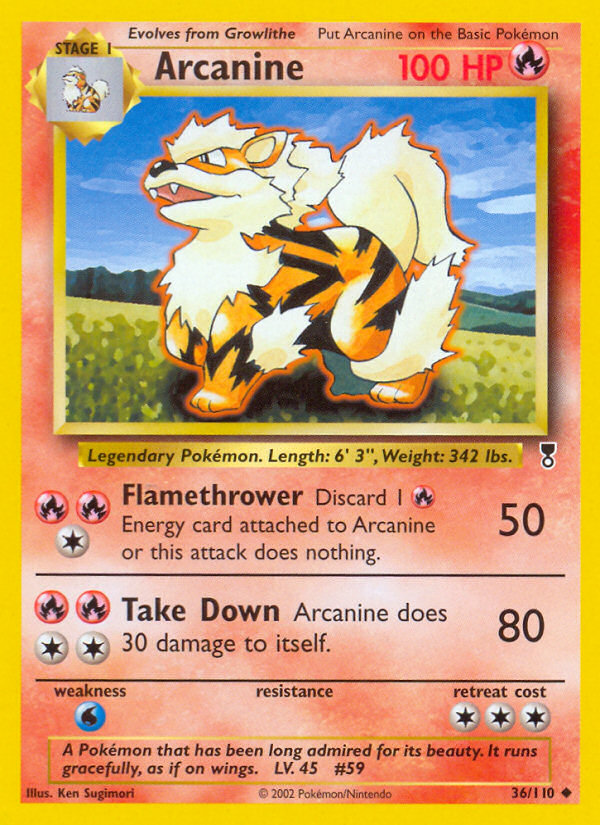 Arcanine (36/110) [Legendary Collection] | Jomio and Rueliete's Cards and Comics