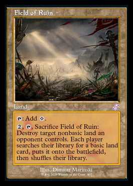 Field of Ruin (Timeshifted) [Time Spiral Remastered] | Jomio and Rueliete's Cards and Comics