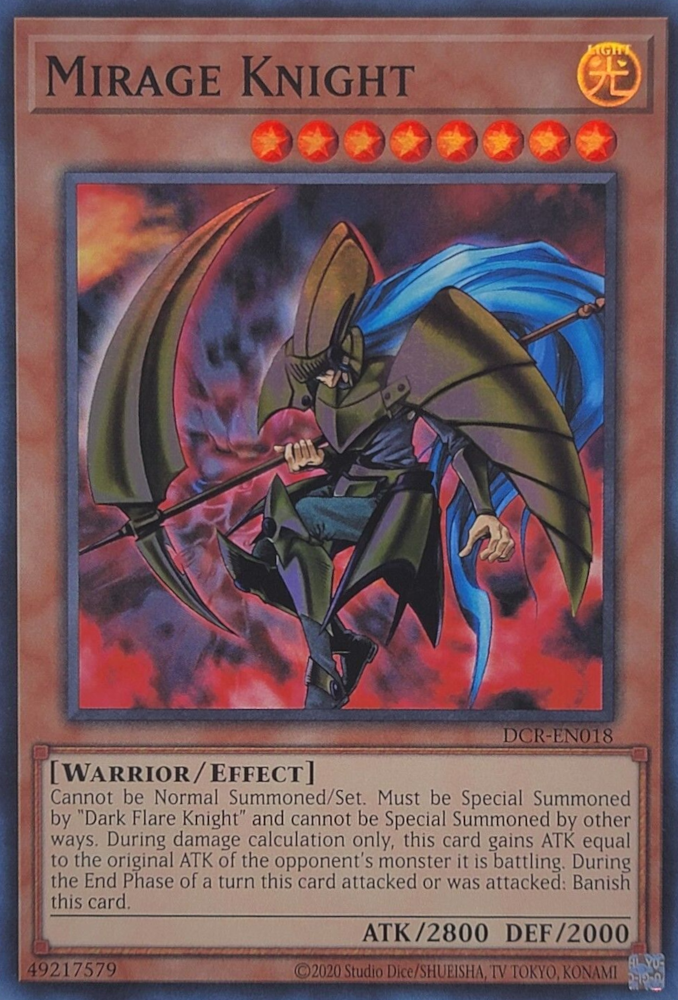 Mirage Knight (25th Anniversary) [DCR-EN018] Super Rare | Jomio and Rueliete's Cards and Comics
