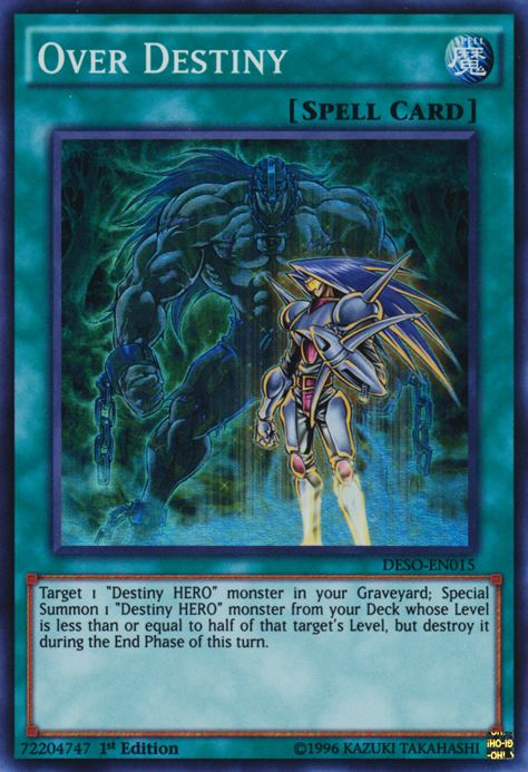 Over Destiny [DESO-EN015] Super Rare | Jomio and Rueliete's Cards and Comics