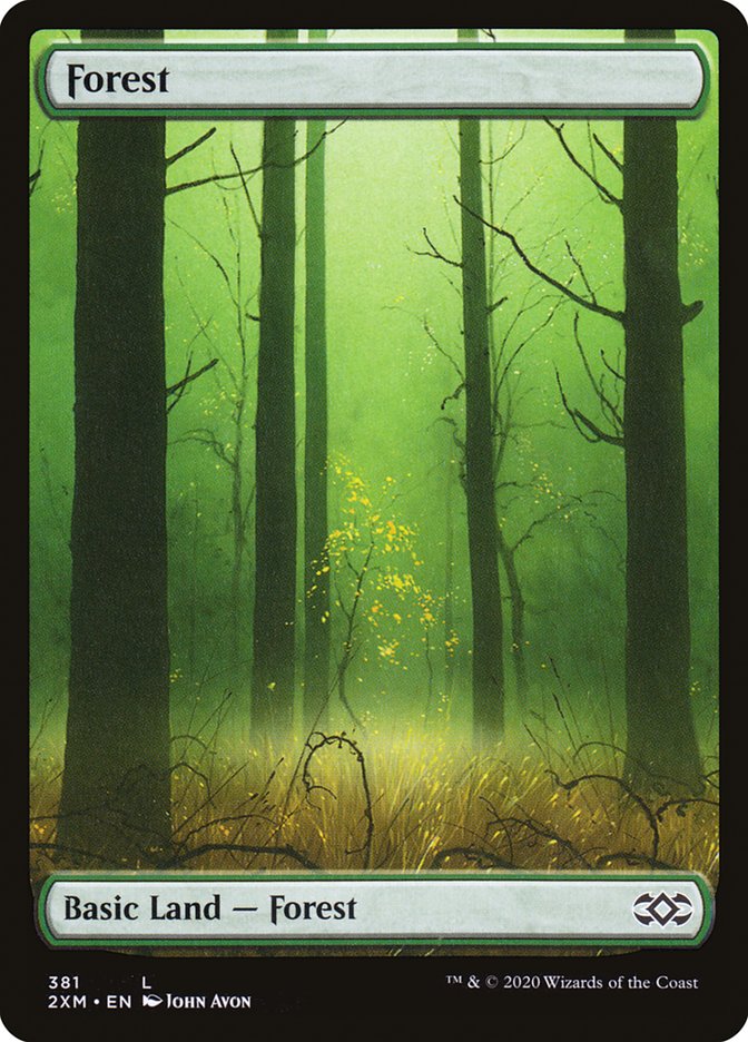 Forest (381) [Double Masters] | Jomio and Rueliete's Cards and Comics