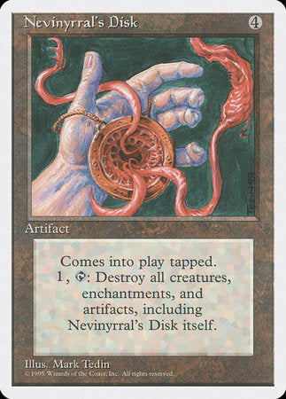 Nevinyrral's Disk [Fourth Edition] | Jomio and Rueliete's Cards and Comics
