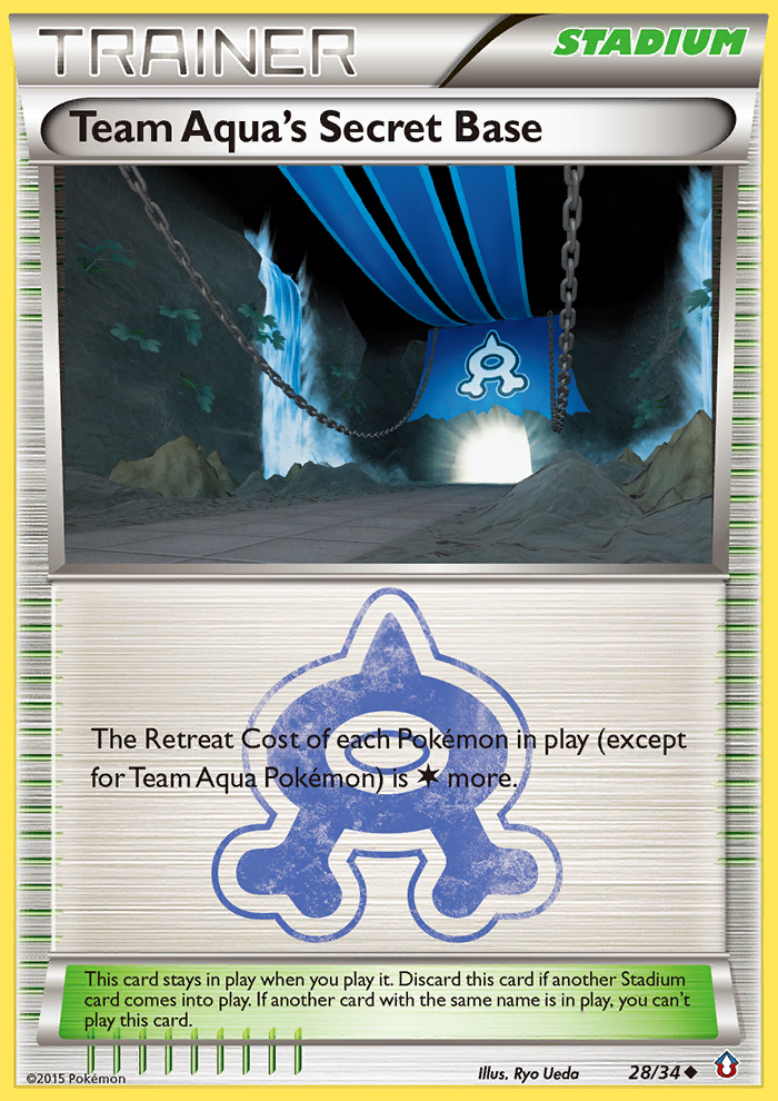 Team Aqua's Secret Base (28/34) [XY: Double Crisis] | Jomio and Rueliete's Cards and Comics