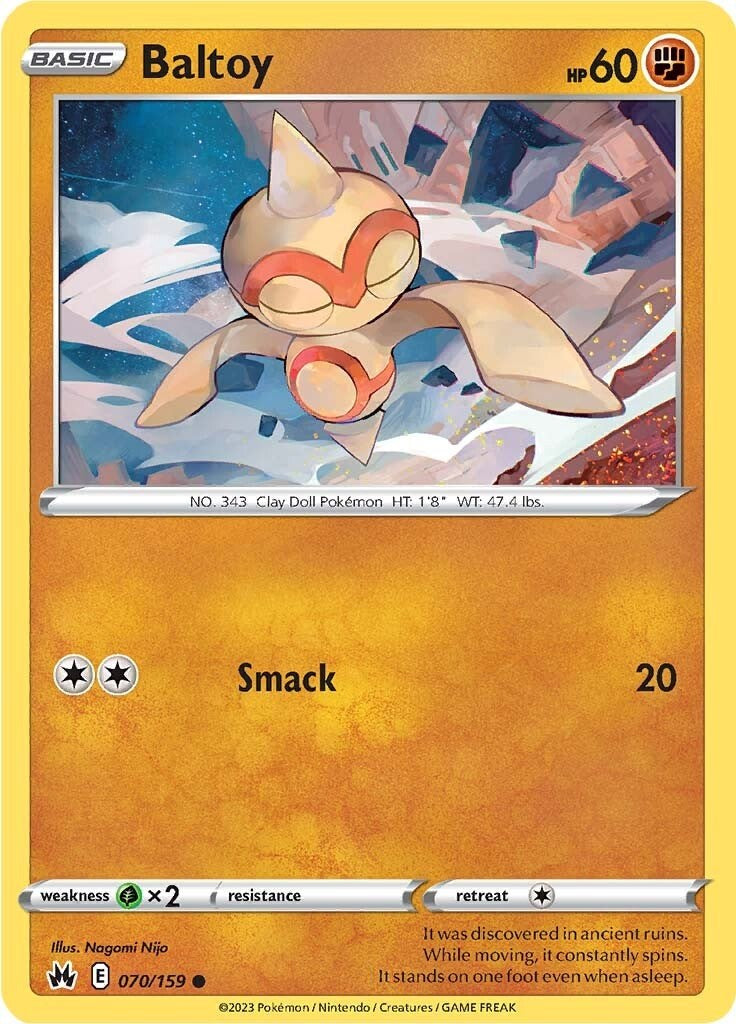 Baltoy (070/159) [Sword & Shield: Crown Zenith] | Jomio and Rueliete's Cards and Comics