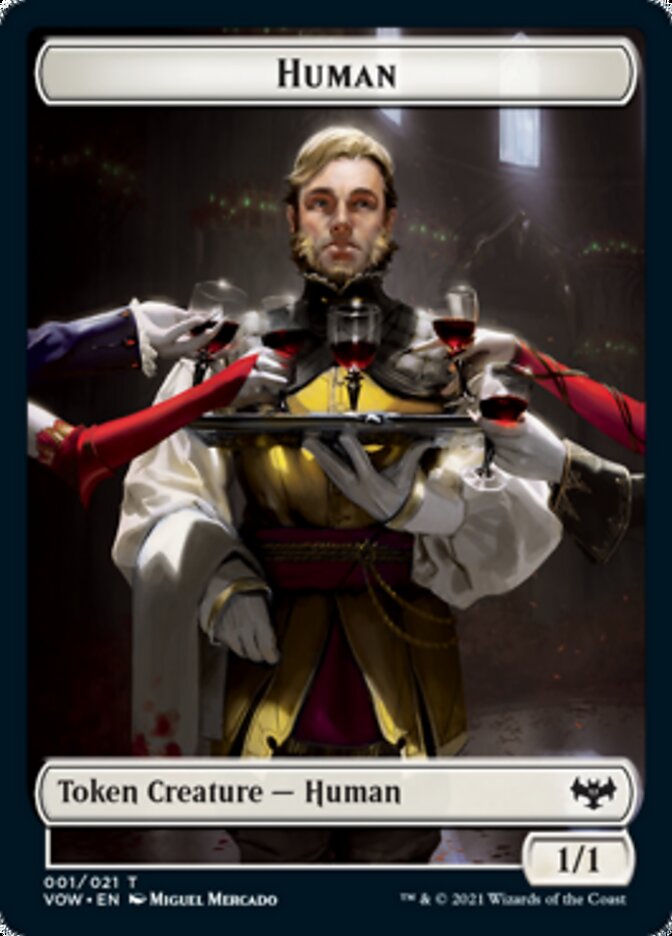 Human Token (001) [Innistrad: Crimson Vow Tokens] | Jomio and Rueliete's Cards and Comics