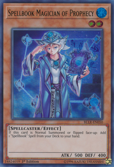 Spellbook Magician of Prophecy [BLLR-EN050] Ultra Rare | Jomio and Rueliete's Cards and Comics