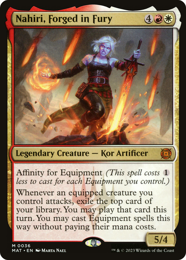 Nahiri, Forged in Fury [March of the Machine: The Aftermath] | Jomio and Rueliete's Cards and Comics