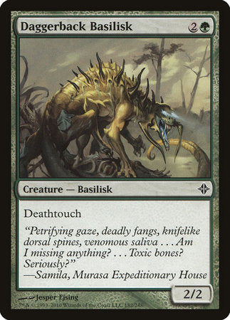 Daggerback Basilisk [Rise of the Eldrazi] | Jomio and Rueliete's Cards and Comics