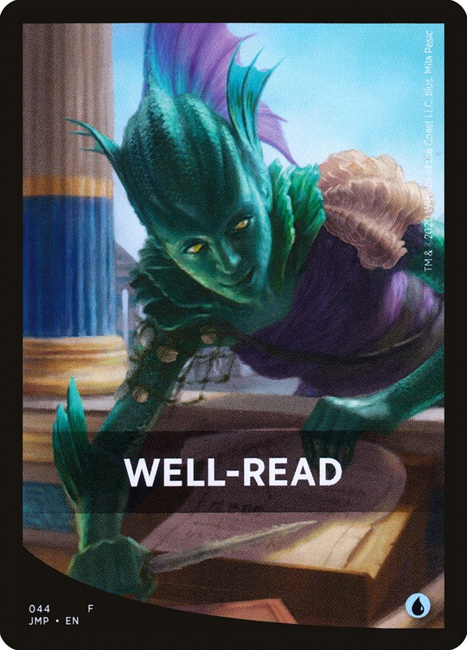 Well-Read [Jumpstart Front Cards] | Jomio and Rueliete's Cards and Comics