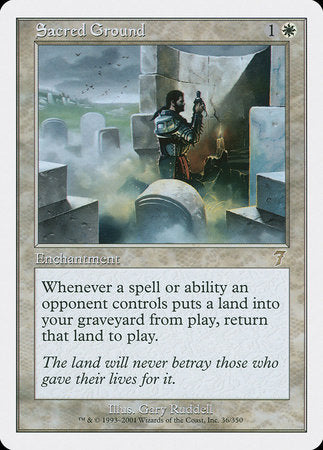 Sacred Ground [Seventh Edition] | Jomio and Rueliete's Cards and Comics