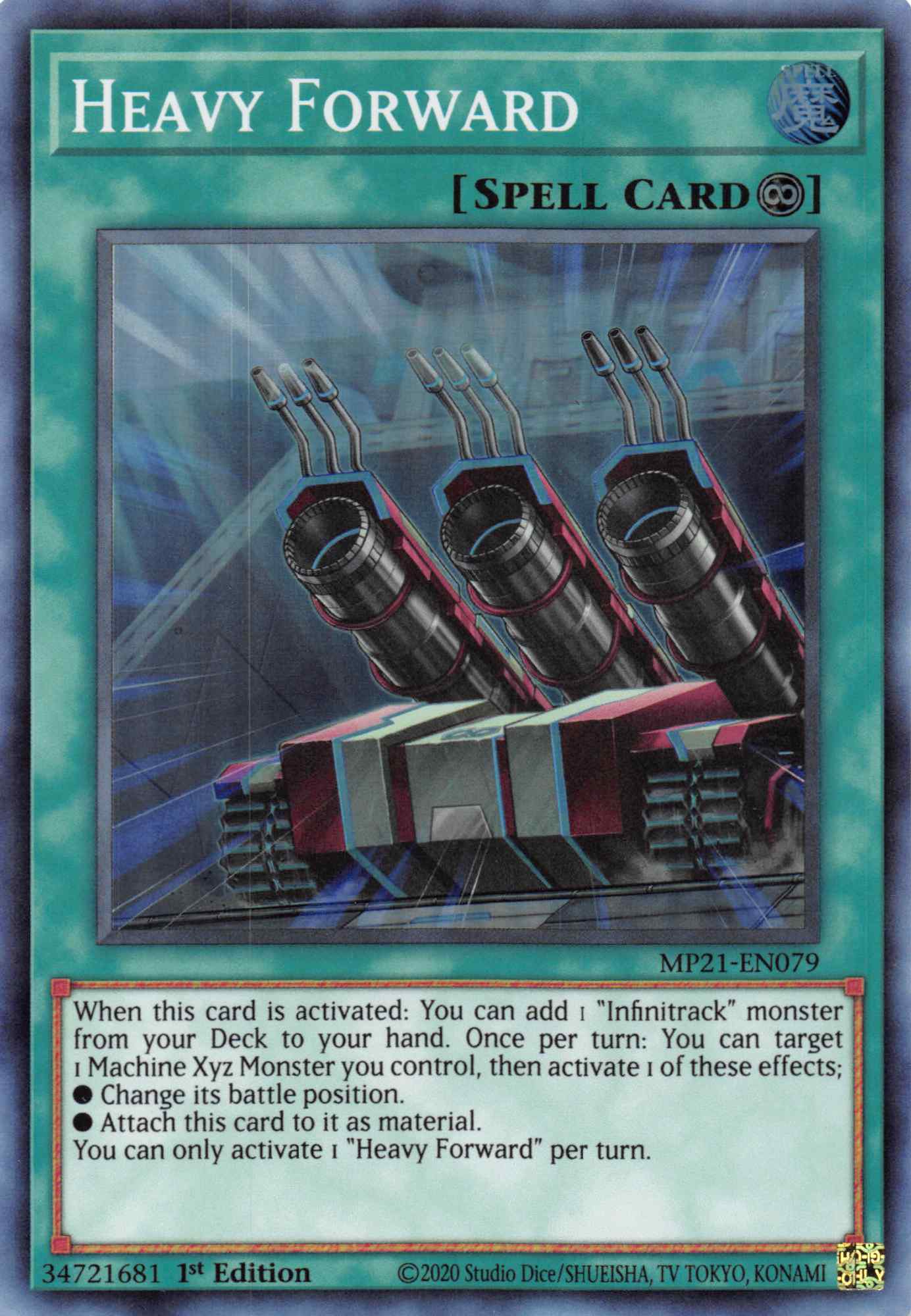 Heavy Forward [MP21-EN079] Super Rare | Jomio and Rueliete's Cards and Comics