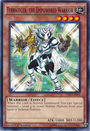 Terratiger, the Empowered Warrior [YS14-EN014] Common | Jomio and Rueliete's Cards and Comics