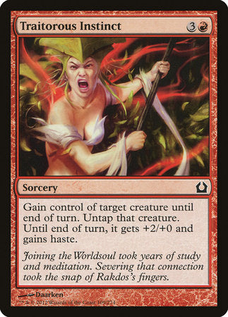 Traitorous Instinct [Return to Ravnica] | Jomio and Rueliete's Cards and Comics