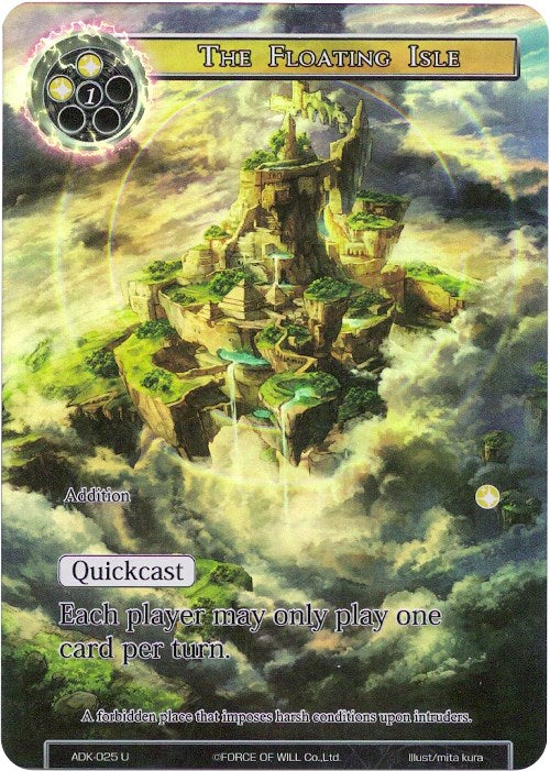 The Floating Isle (Full Art) (ADK-025) [Advent of the Demon King] | Jomio and Rueliete's Cards and Comics