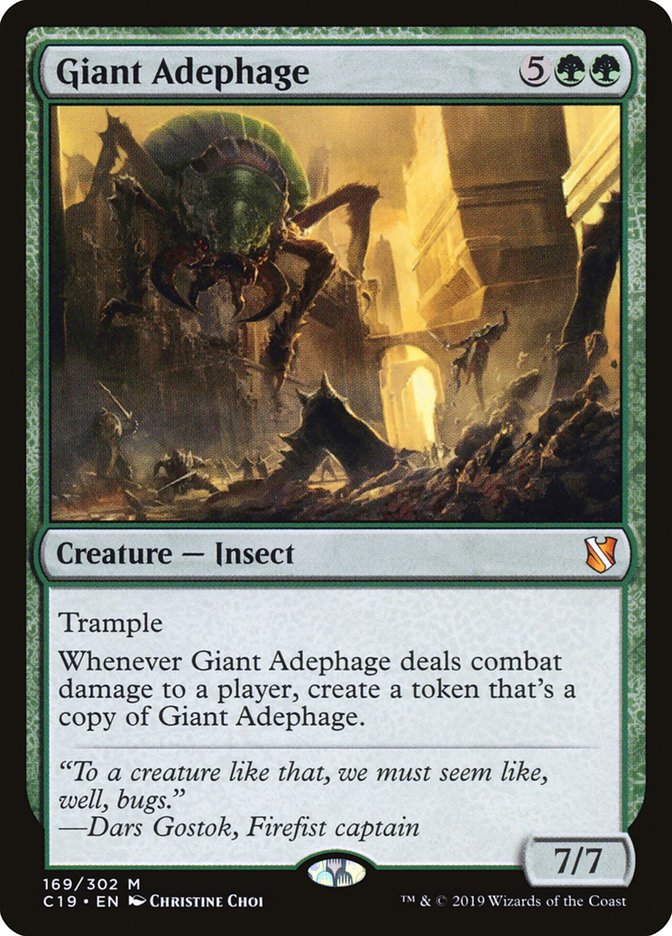 Giant Adephage [Commander 2019] | Jomio and Rueliete's Cards and Comics