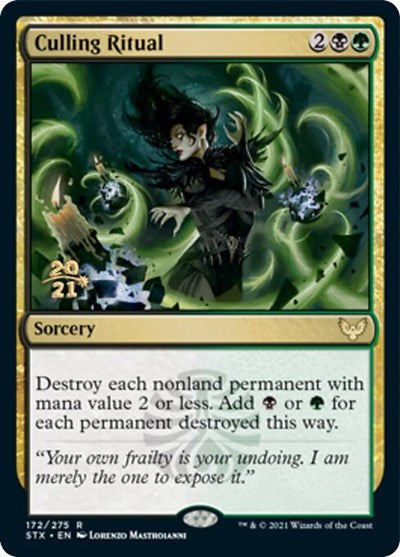 Culling Ritual [Strixhaven: School of Mages Prerelease Promos] | Jomio and Rueliete's Cards and Comics