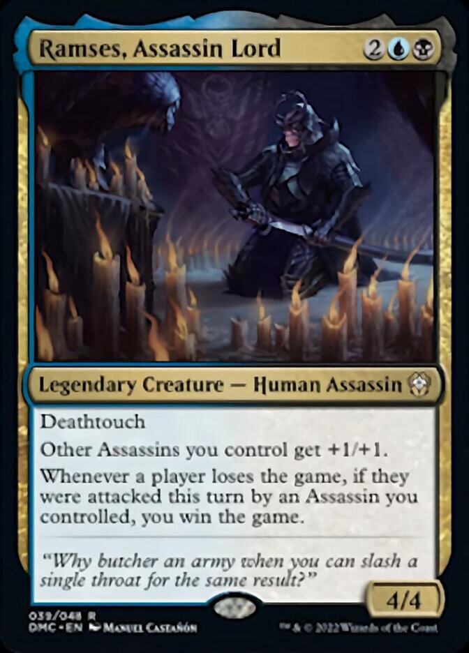 Ramses, Assassin Lord [Dominaria United Commander] | Jomio and Rueliete's Cards and Comics