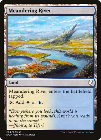 Meandering River [Dominaria] | Jomio and Rueliete's Cards and Comics