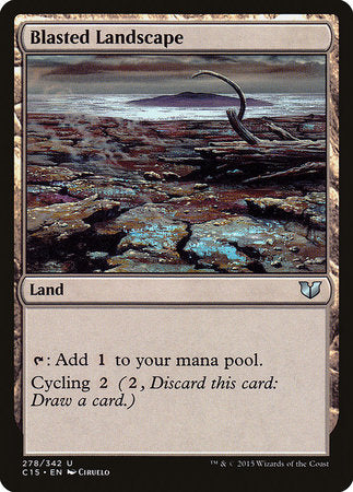 Blasted Landscape [Commander 2015] | Jomio and Rueliete's Cards and Comics