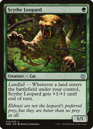 Scythe Leopard [Duel Decks: Nissa vs. Ob Nixilis] | Jomio and Rueliete's Cards and Comics
