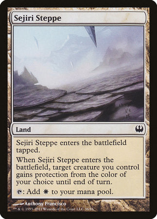 Sejiri Steppe [Duel Decks: Knights vs. Dragons] | Jomio and Rueliete's Cards and Comics