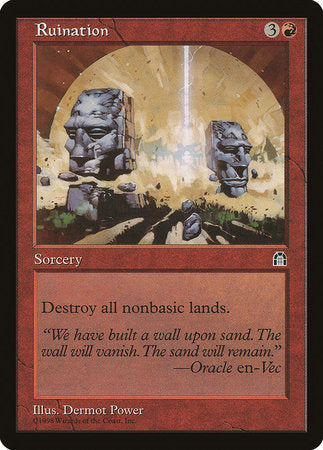 Ruination [Stronghold] | Jomio and Rueliete's Cards and Comics