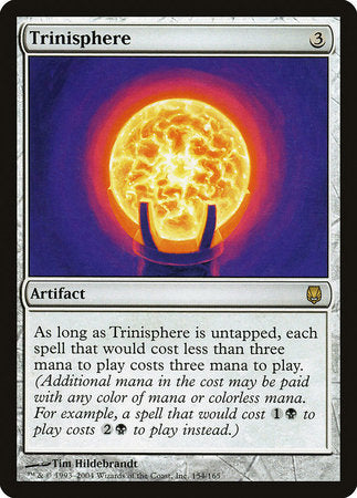 Trinisphere [Darksteel] | Jomio and Rueliete's Cards and Comics