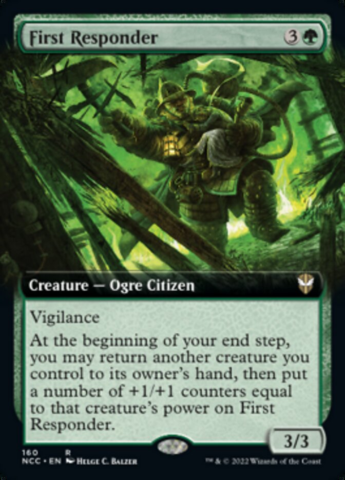 First Responder (Extended Art) [Streets of New Capenna Commander] | Jomio and Rueliete's Cards and Comics
