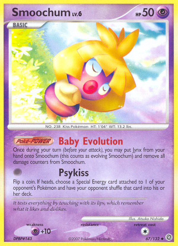Smoochum (67/132) [Diamond & Pearl: Secret Wonders] | Jomio and Rueliete's Cards and Comics