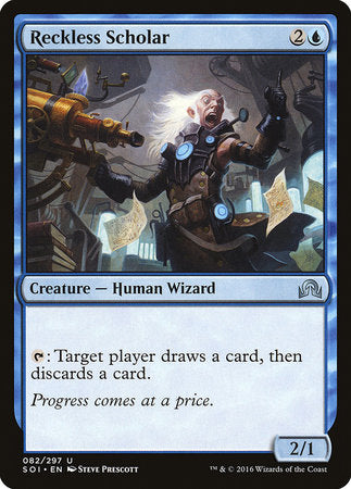 Reckless Scholar [Shadows over Innistrad] | Jomio and Rueliete's Cards and Comics