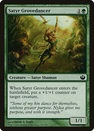 Satyr Grovedancer [Journey into Nyx] | Jomio and Rueliete's Cards and Comics