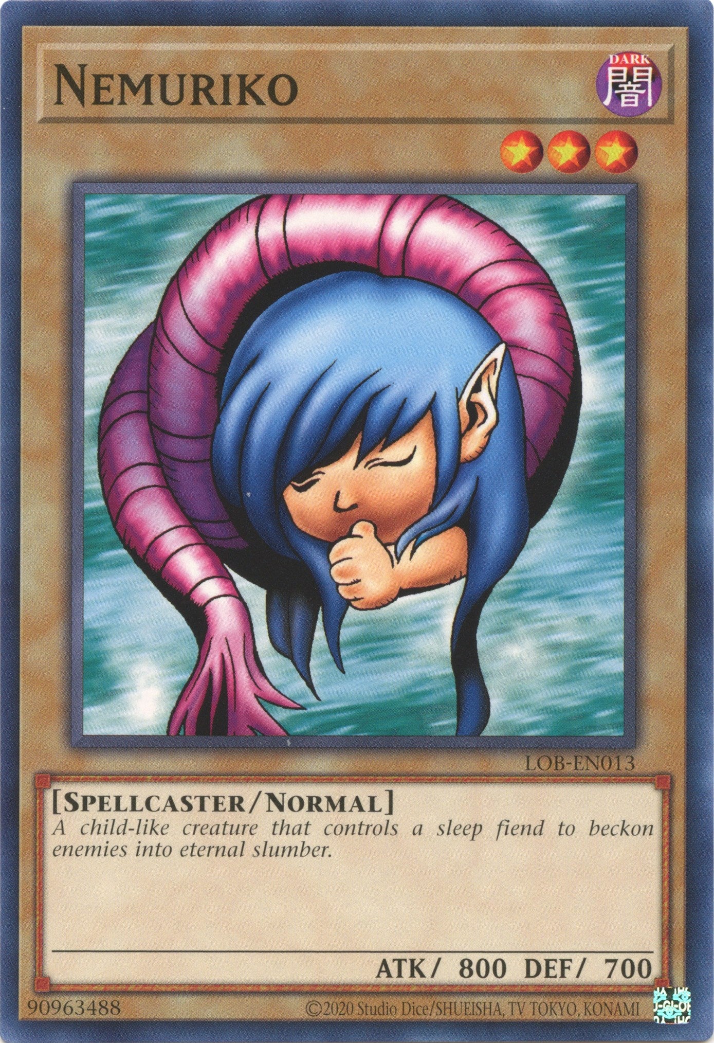 Nemuriko (25th Anniversary) [LOB-EN013] Common | Jomio and Rueliete's Cards and Comics