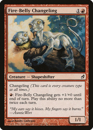 Fire-Belly Changeling [Lorwyn] | Jomio and Rueliete's Cards and Comics