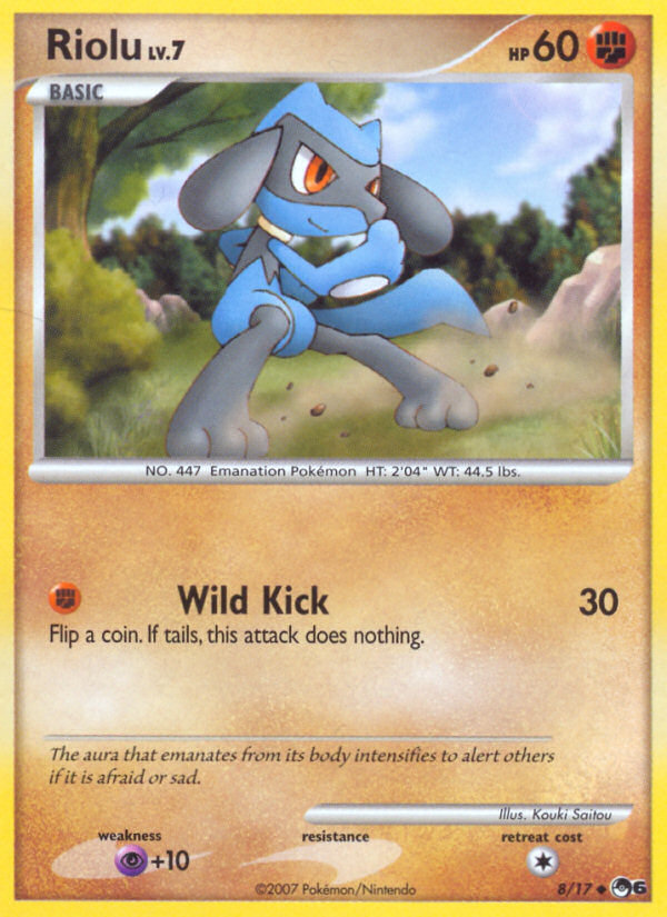 Riolu (8/17) [POP Series 6] | Jomio and Rueliete's Cards and Comics