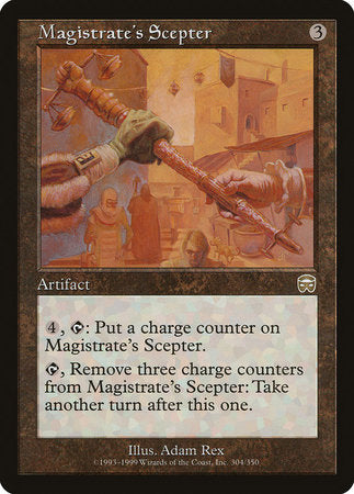 Magistrate's Scepter [Mercadian Masques] | Jomio and Rueliete's Cards and Comics