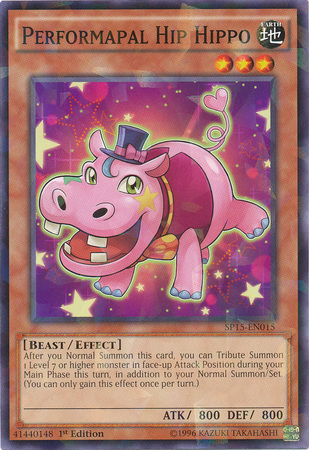 Performapal Hip Hippo [SP15-EN015] Shatterfoil Rare | Jomio and Rueliete's Cards and Comics