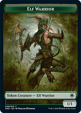 Soldier // Elf Warrior Double-Sided Token [Game Night: Free-for-All Tokens] | Jomio and Rueliete's Cards and Comics