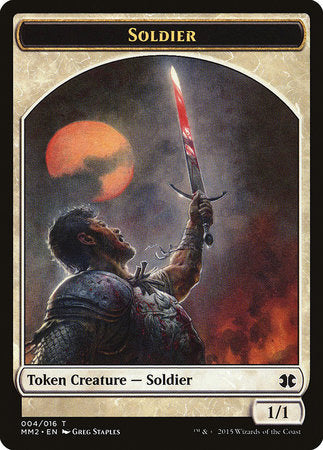 Soldier Token [Modern Masters 2015 Tokens] | Jomio and Rueliete's Cards and Comics