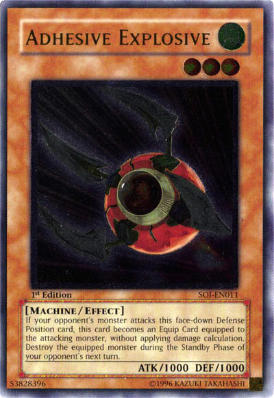 Adhesive Explosive (UTR) [SOI-EN011] Ultimate Rare | Jomio and Rueliete's Cards and Comics
