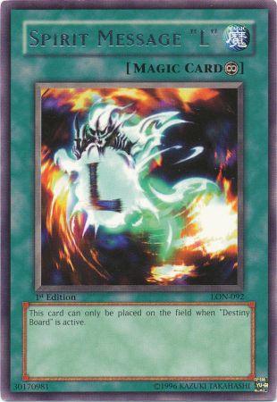 Spirit Message "L" [LON-092] Rare | Jomio and Rueliete's Cards and Comics