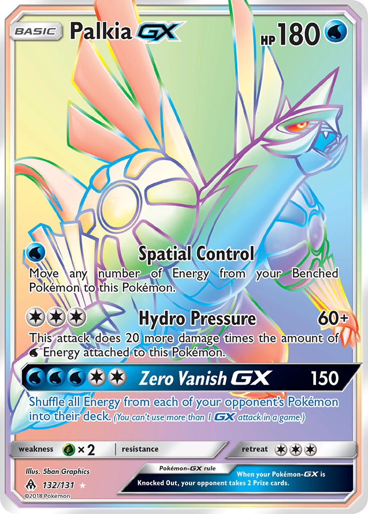 Palkia GX (132/131) [Sun & Moon: Forbidden Light] | Jomio and Rueliete's Cards and Comics
