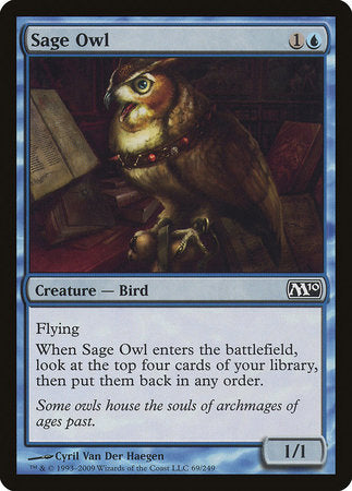 Sage Owl [Magic 2010] | Jomio and Rueliete's Cards and Comics