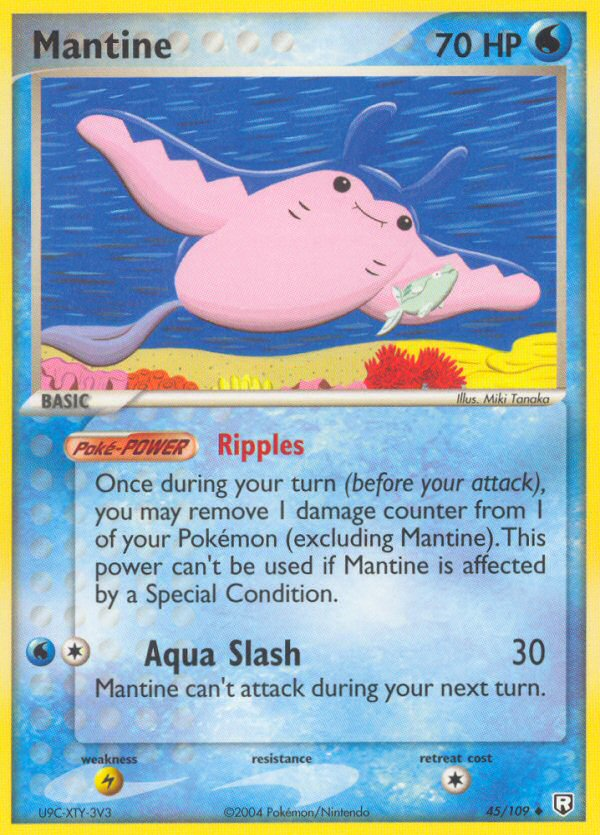 Mantine (45/109) [EX: Team Rocket Returns] | Jomio and Rueliete's Cards and Comics