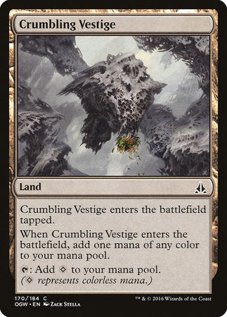 Crumbling Vestige [Oath of the Gatewatch] | Jomio and Rueliete's Cards and Comics