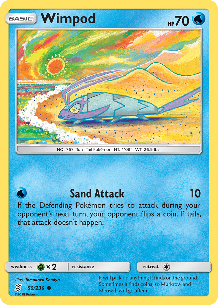 Wimpod (50/236) [Sun & Moon: Unified Minds] | Jomio and Rueliete's Cards and Comics
