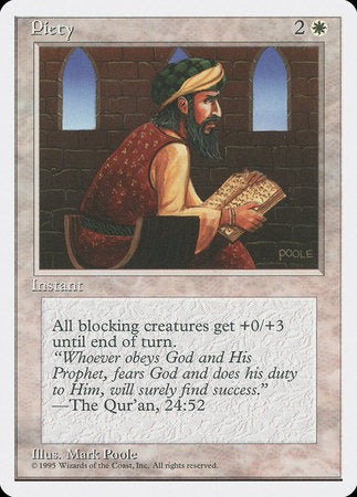 Piety [Fourth Edition] | Jomio and Rueliete's Cards and Comics