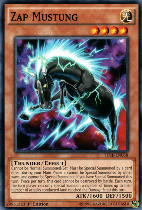 Zap Mustung [TDIL-EN038] Common | Jomio and Rueliete's Cards and Comics