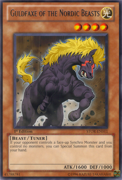 Guldfaxe of the Nordic Beasts [STOR-EN011] Rare | Jomio and Rueliete's Cards and Comics