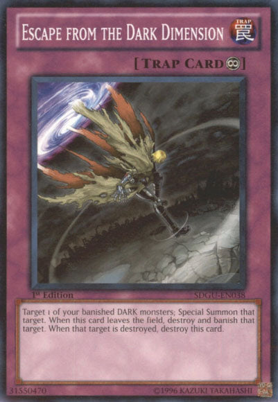Escape from the Dark Dimension [SDGU-EN038] Common | Jomio and Rueliete's Cards and Comics