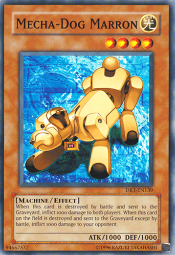 Mecha-Dog Marron [DR3-EN139] Common | Jomio and Rueliete's Cards and Comics